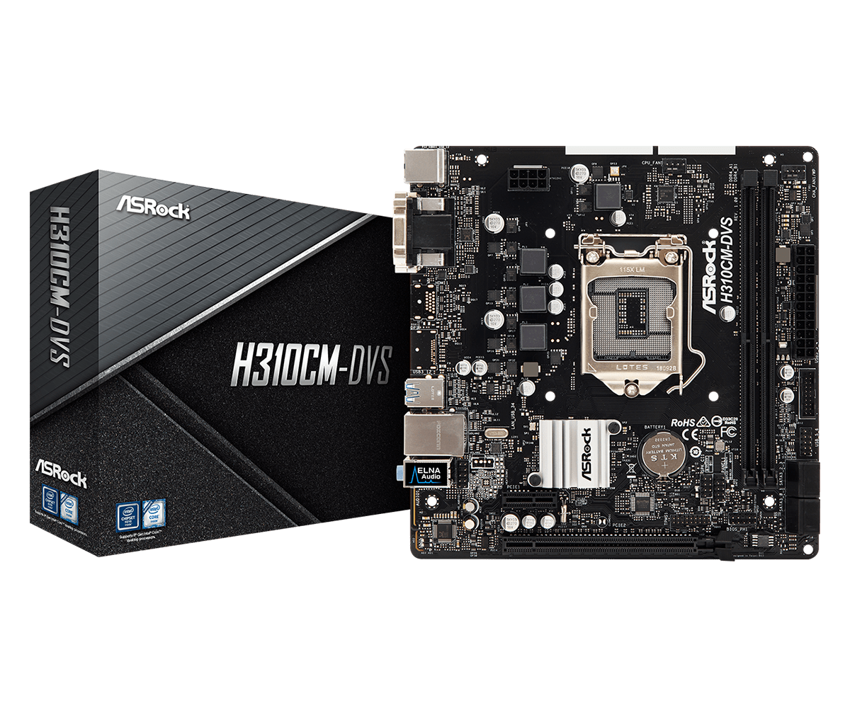 ASROCK H310CM-DVS (SOCKET 1151)